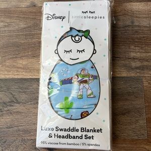 Little sleepies toy story swaddle w/ bow